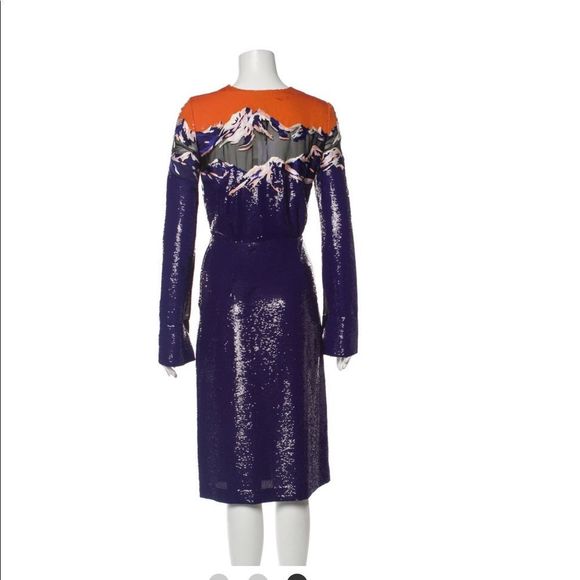 Emilio Pucci Sequined Silk-chiffon Mini Dress - Picture 9 of 16
